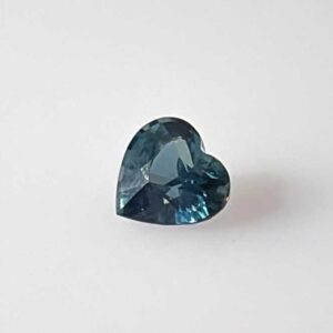 0.81ct Heart Teal Sapphire