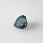 0.81ct Heart Teal Sapphire, view 2