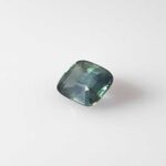 1.53ct Rectangular Cushion Teal Sapphire, view 2