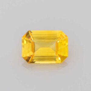 1.19ct Emerald Cut Yellow Sapphire