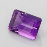 27.01ct Emerald Cut Purple Amethyst, view 2