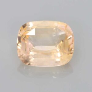 4.68ct Rectangular Cushion Peach Sapphire