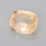 4.68ct Rectangular Cushion Peach Sapphire, view 2
