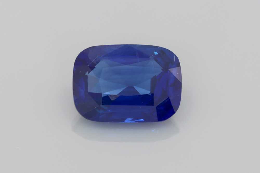 2.05ct Rectangular Cushion Blue Sapphire