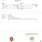 7.53ct Oval Orange Sapphire, view 3