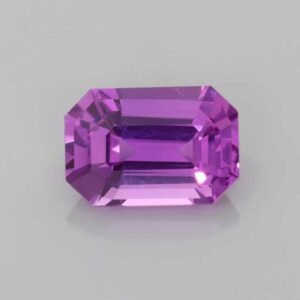 1.48ct Emerald Cut Purple Sapphire