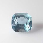 3.21ct Square (Antique) Cushion Aquamarine, view 1