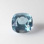 3.16ct Square (Antique) Cushion Aquamarine, view 1