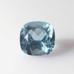 3.11ct Square (Antique) Cushion Aquamarine, view 1
