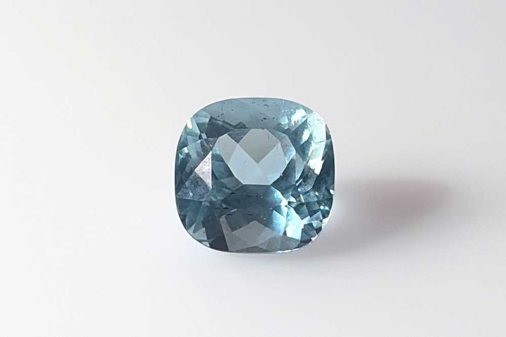 3.11ct Square (Antique) Cushion Aquamarine