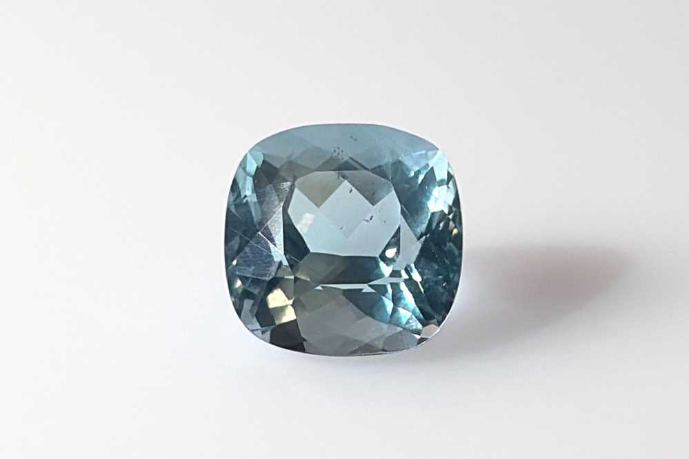4.31ct Square (Antique) Cushion Aquamarine