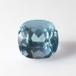 4.52ct Square (Antique) Cushion Aquamarine, view 1