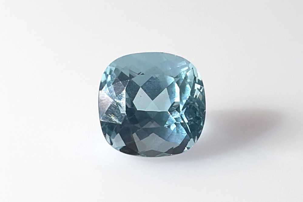 4.52ct Square (Antique) Cushion Aquamarine