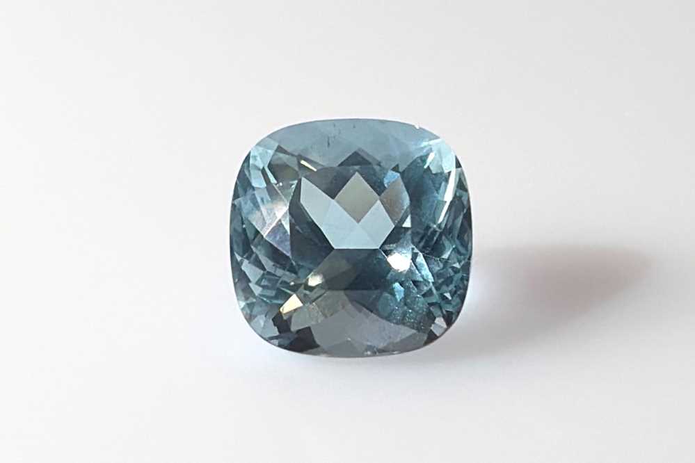 4.53ct Square (Antique) Cushion Aquamarine