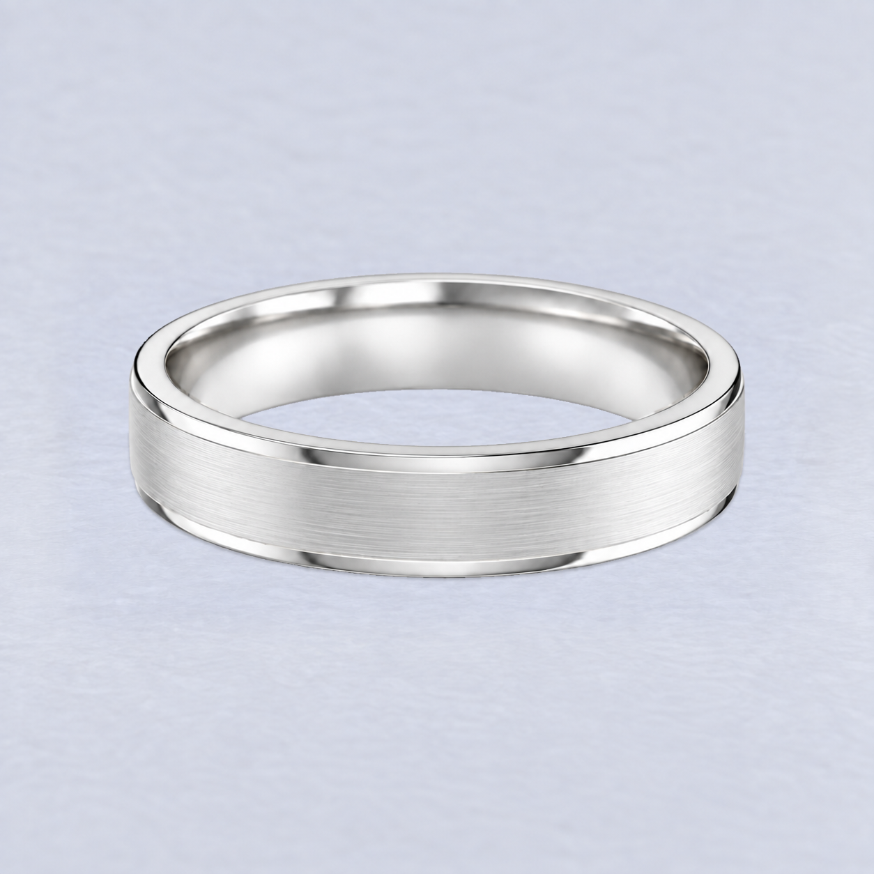 4.5mm Cut Down Edges Wedding Band
