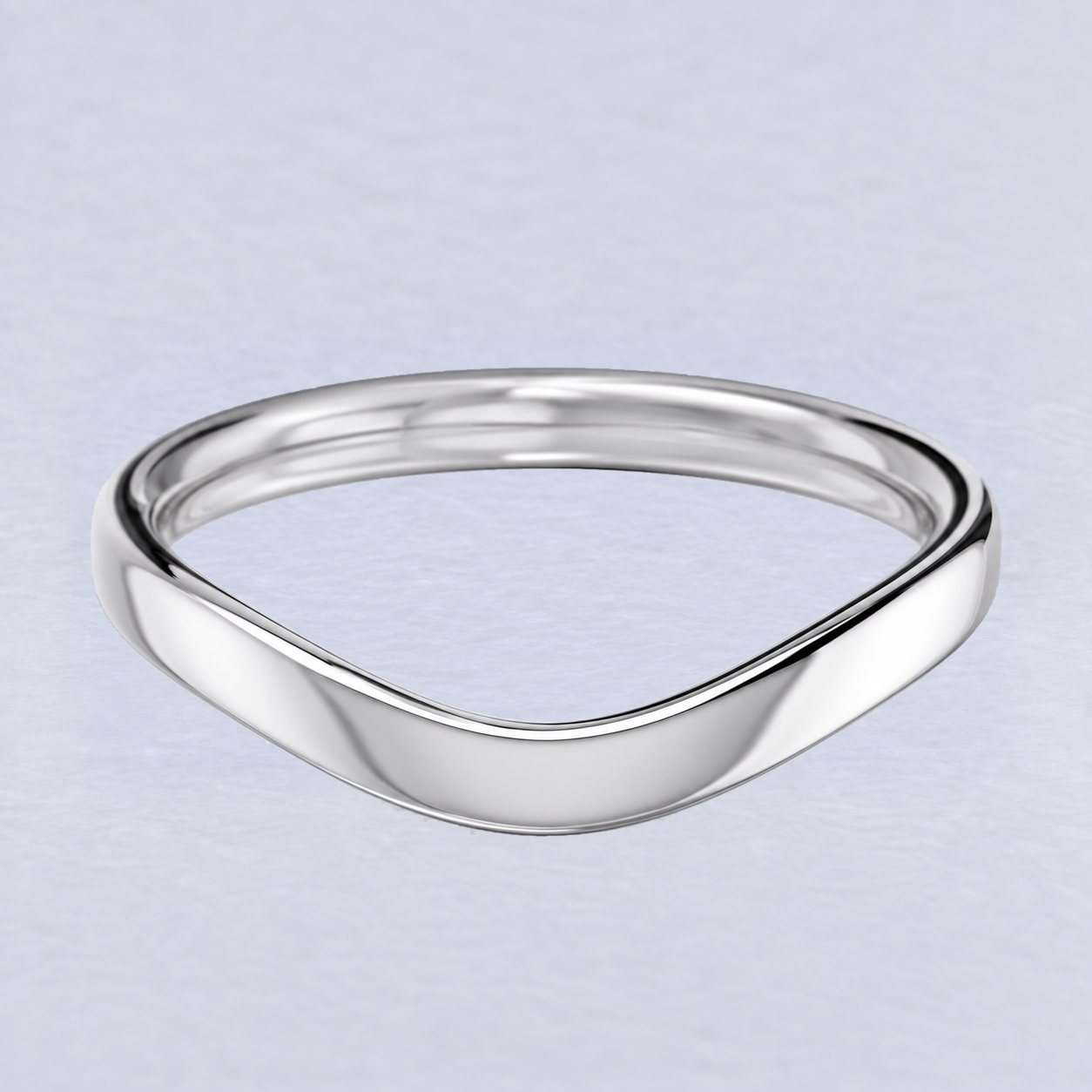 2.4mm Wave Wedding Band