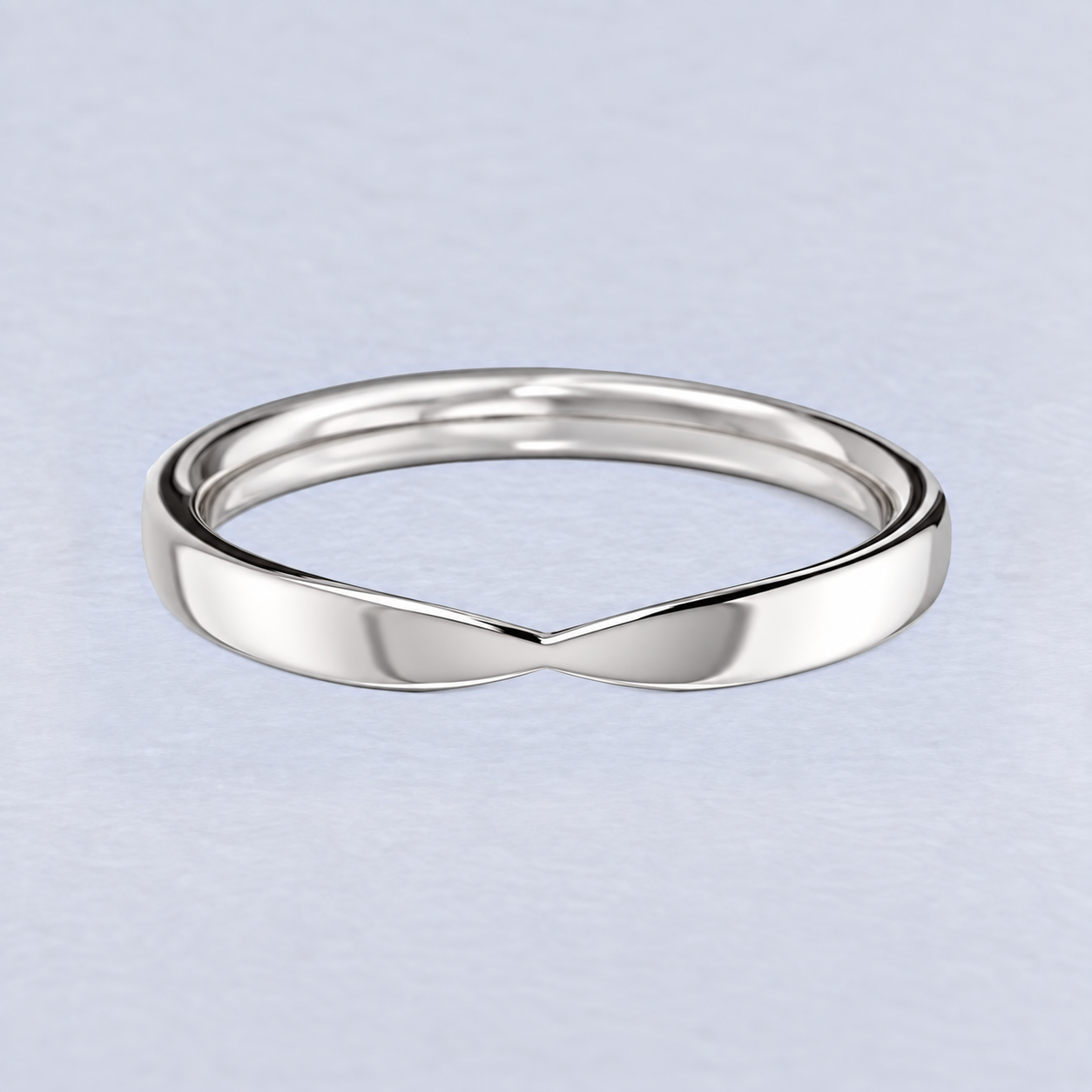 2.4mm Pinch Wedding Band