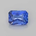 2.24ct Emerald Cut Blue Sapphire, view 1