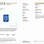 2.24ct Emerald Cut Blue Sapphire, view 3