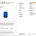 2.01ct Emerald Cut Blue Sapphire, view 3