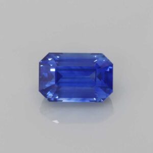 2.01ct Emerald Cut Blue Sapphire