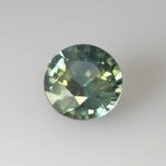 2.03ct Round Teal Sapphire, view 4