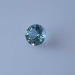 0.86ct Round Aquamarine, view 2