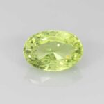 2.22ct Oval Green Sapphire, view 1