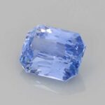 2.22ct Emerald Cut Blue Sapphire, view 2