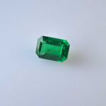 Emerald Cut Emerald, view 2