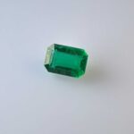 Emerald Cut Emerald, view 2
