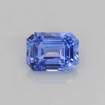 1.29ct Emerald Cut Blue Sapphire, view 1