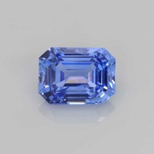 1.29ct Emerald Cut Blue Sapphire