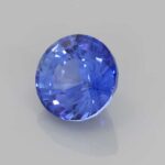 2.25ct Round Blue Sapphire, view 2