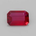 1.28ct Emerald Cut Ruby, view 1