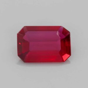 1.28ct Emerald Cut Ruby