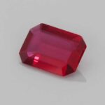 1.28ct Emerald Cut Ruby, view 2