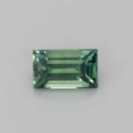 1.31ct Baguette Teal Sapphire, view 1