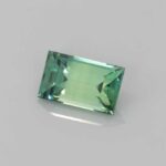 1.31ct Baguette Teal Sapphire, view 2