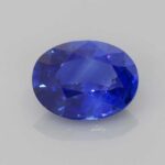 1.7ct Oval Blue Sapphire, view 1