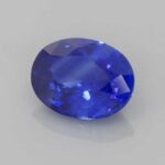 1.7ct Oval Blue Sapphire, view 2