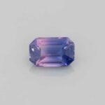 1.08ct Emerald Cut Bi-Colour Sapphire, view 1
