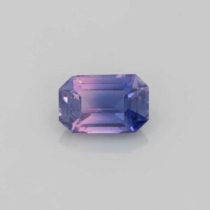 1.08ct Emerald Cut Bi-Colour Sapphire