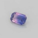 1.08ct Emerald Cut Bi-Colour Sapphire, view 2