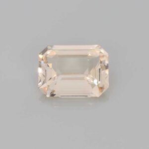 1.59ct Emerald Cut Peach Sapphire