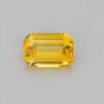 2.02ct Emerald Cut Yellow Sapphire, view 1