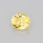 1.7ct Oval Yellow Sapphire, view 2