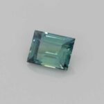 1.22ct Baguette Teal Sapphire, view 2