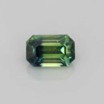 1.68ct Emerald Cut Bi-Colour Sapphire, view 1