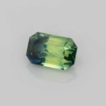 1.68ct Emerald Cut Bi-Colour Sapphire, view 2